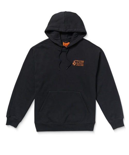 VOLCOM（ボルコム）の「VOLCOM/ボルコム WORKWEAR PO プルオーバー/パーカー A4132503（パーカー・メンズ・ブラック/ヘザーグレー・L/M/XL）」の3枚目の写真