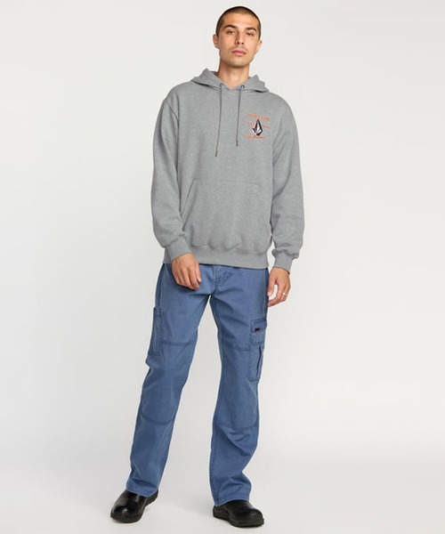 VOLCOM（ボルコム）の「VOLCOM/ボルコム WORKWEAR PO プルオーバー/パーカー A4132503（パーカー・メンズ・ブラック/ヘザーグレー・L/M/XL）」の7枚目の写真