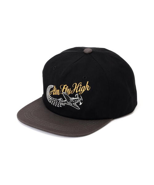 AVIREX(アヴィレックス)の「AUTHENTIC AimFlyHigh LOGO CAP / オーセンティック ロゴキャップ / AVIREX / アヴィレックス(キャップ・メンズ・ブラック/オリーブ系・F)」の8枚目の写真