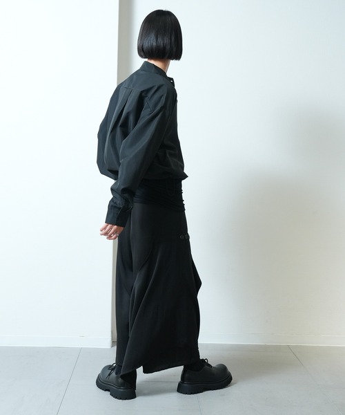 Ruze（ルゼ）の「Half zip pullover short blouson / ハーフジップ プルオーバー ショートブルゾン（その他アウター・メンズ・ブラック・FREE）」の3枚目の写真