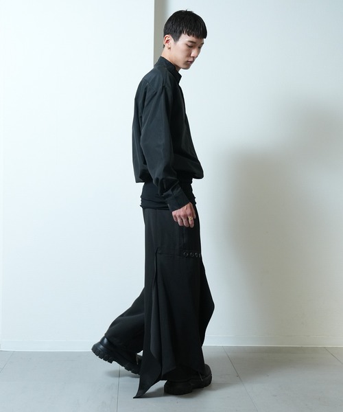 Ruze（ルゼ）の「Half zip pullover short blouson / ハーフジップ プルオーバー ショートブルゾン（その他アウター・メンズ・ブラック・FREE）」の6枚目の写真