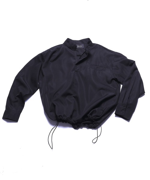 Ruze（ルゼ）の「Half zip pullover short blouson / ハーフジップ プルオーバー ショートブルゾン（その他アウター・メンズ・ブラック・FREE）」の8枚目の写真
