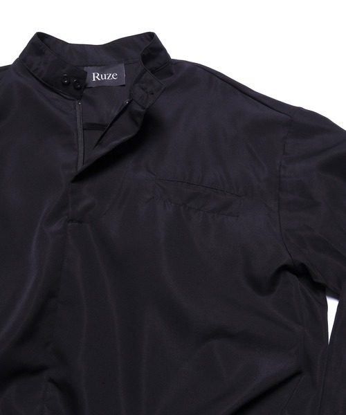 Ruze（ルゼ）の「Half zip pullover short blouson / ハーフジップ プルオーバー ショートブルゾン（その他アウター・メンズ・ブラック・FREE）」の9枚目の写真