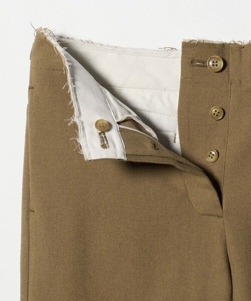 muller of yoshiokubo（ミュラーオブヨシオクボ）の「＜muller of yoshiokubo＞カットオフウエスト ワイドパンツ（その他パンツ・レディース・ベージュ・36）」の6枚目の写真