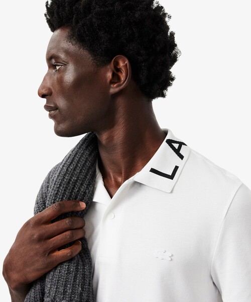 LACOSTE(ラコステ)の「ジャカードカラーポロシャツ(ポロシャツ・メンズ・ホワイト/ブラック/ライトブルー・3/4/5/6)」の15枚目の写真