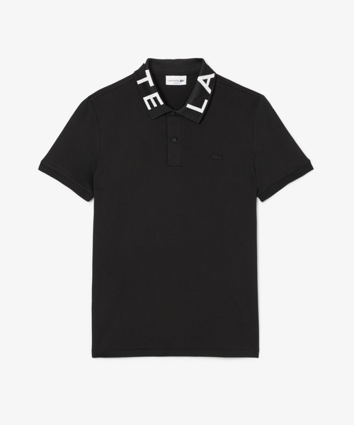 LACOSTE(ラコステ)の「ジャカードカラーポロシャツ(ポロシャツ・メンズ・ホワイト/ブラック/ライトブルー・3/4/5/6)」の4枚目の写真