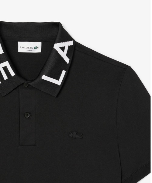 LACOSTE(ラコステ)の「ジャカードカラーポロシャツ(ポロシャツ・メンズ・ホワイト/ブラック/ライトブルー・3/4/5/6)」の7枚目の写真