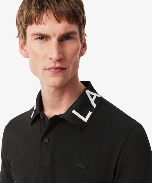 LACOSTE(ラコステ)の「ジャカードカラーポロシャツ(ポロシャツ・メンズ・ホワイト/ブラック/ライトブルー・3/4/5/6)」の12枚目の写真