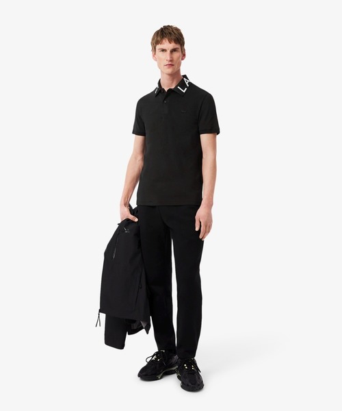 LACOSTE(ラコステ)の「ジャカードカラーポロシャツ(ポロシャツ・メンズ・ホワイト/ブラック/ライトブルー・3/4/5/6)」の8枚目の写真