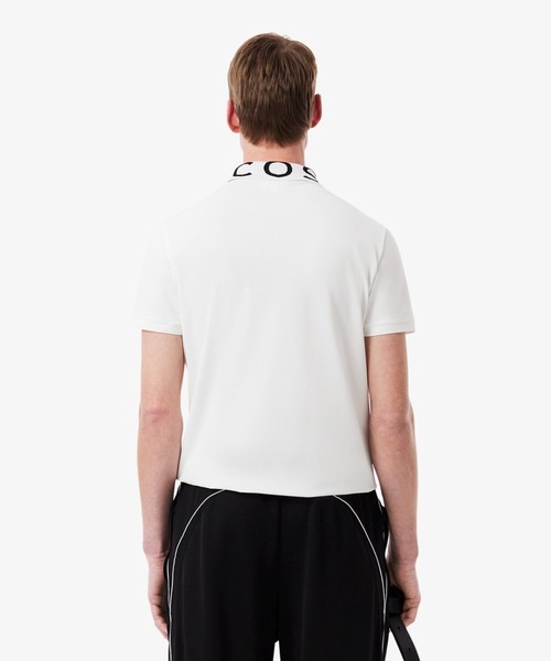 LACOSTE(ラコステ)の「ジャカードカラーポロシャツ(ポロシャツ・メンズ・ホワイト/ブラック/ライトブルー・3/4/5/6)」の6枚目の写真