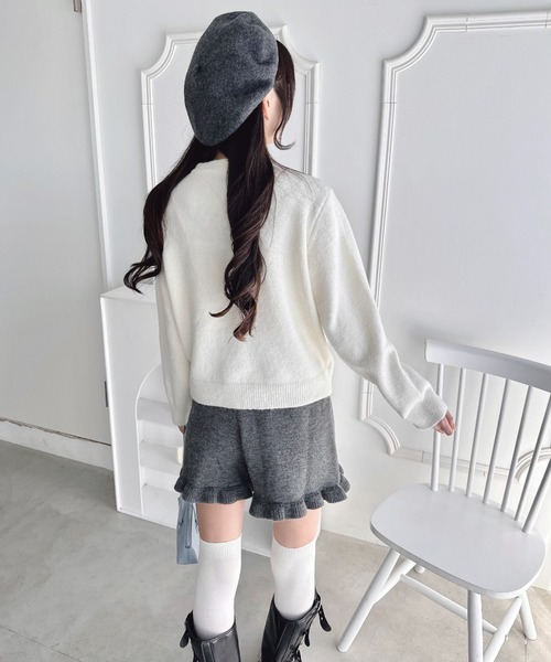 Loueme（ルエム）の「アーガイルニットカーディガン（カーディガン/ボレロ・レディース・ネイビー/グレー/オフホワイト・FREE）」の14枚目の写真