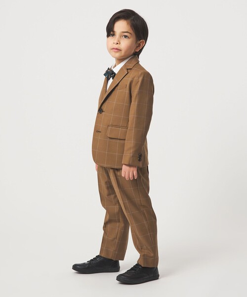 ウィンドペン チェック パンツ / キッズ 110cm-130cm（スーツパンツ
