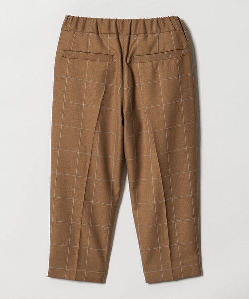 green label relaxing（グリーンレーベルリラクシング）の「ウィンドペン チェック パンツ / キッズ 110cm-130cm（スーツパンツ・キッズ・ブラウン・130cm/120cm/110cm）」の10枚目の写真