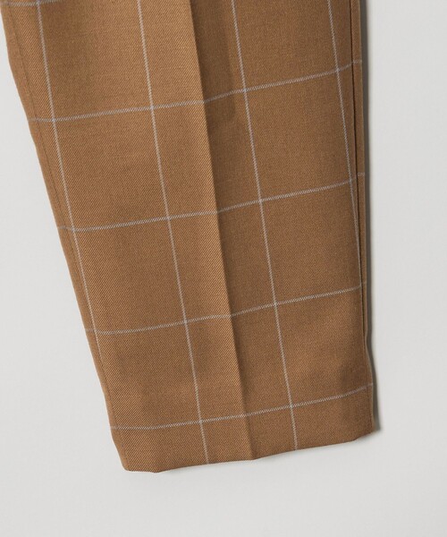 green label relaxing（グリーンレーベルリラクシング）の「ウィンドペン チェック パンツ / キッズ 110cm-130cm（スーツパンツ・キッズ・ブラウン・130cm/120cm/110cm）」の15枚目の写真