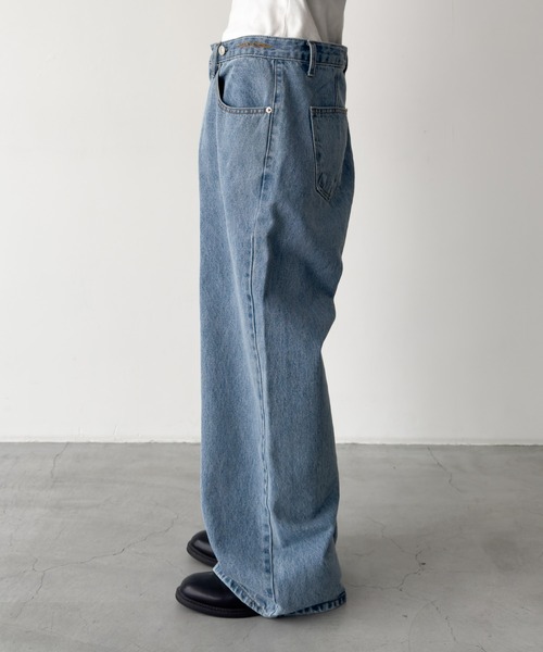 CANAL JEAN（キャナルジーン）の「diggity　ボタンポケットデニムパンツ（デニムパンツ・レディース・インディゴブルー/ライトブルー・MEDIUM/SMALL）」の22枚目の写真