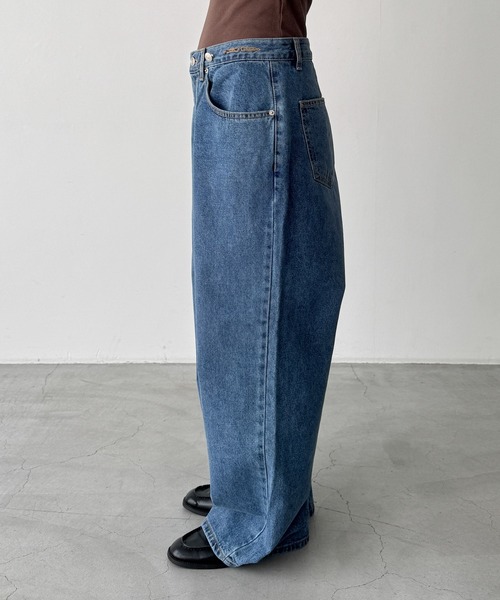 CANAL JEAN(キャナルジーン)の「diggity ボタンポケットデニムパンツ(デニムパンツ・レディース・インディゴブルー/ライトブルー/ダークインディゴブルー・MEDIUM/SMALL)」の15枚目の写真