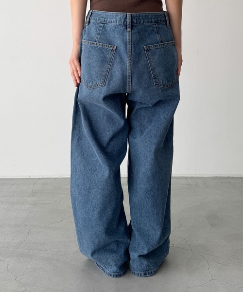 CANAL JEAN(キャナルジーン)の「diggity ボタンポケットデニムパンツ(デニムパンツ・レディース・インディゴブルー/ライトブルー/ダークインディゴブルー・MEDIUM/SMALL)」の16枚目の写真