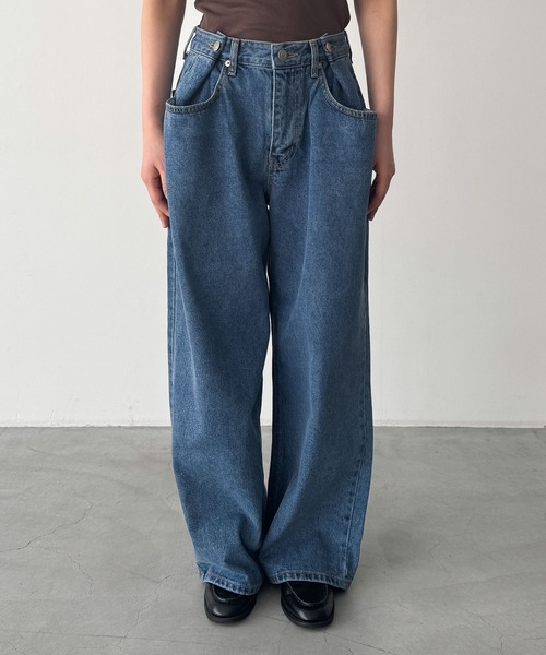 CANAL JEAN(キャナルジーン)の「diggity ボタンポケットデニムパンツ(デニムパンツ・レディース・インディゴブルー/ライトブルー/ダークインディゴブルー・MEDIUM/SMALL)」の21枚目の写真