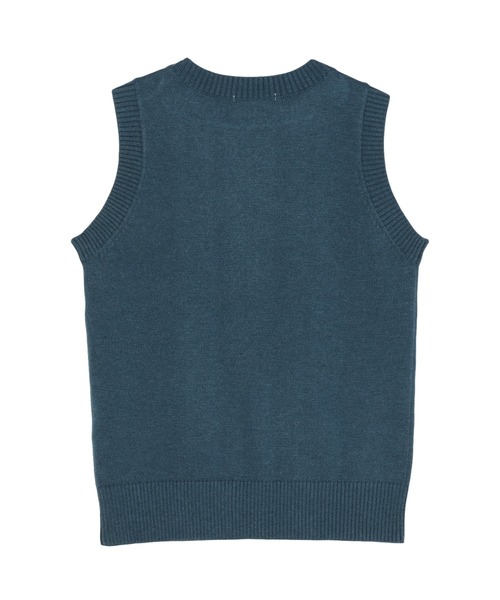 TOKYO SHIRTS(トウキョウシャツ)の「アンチピリング ボートネック ベスト(ベスト・レディース・グレー/ブラウン/グリーン・M/L/LL)」の15枚目の写真