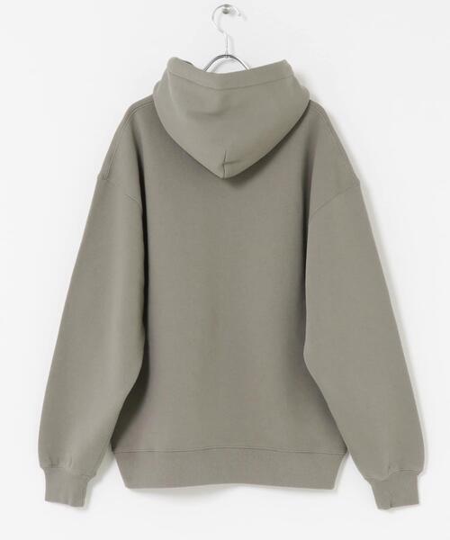 URBAN RESEARCH DOORS（アーバンリサーチドアーズ）の「『UR TECH』ピグメントダイ裏起毛ZIPパーカー（パーカー・メンズ・グレー/ブラック・MEDIUM/LARGE）」の10枚目の写真