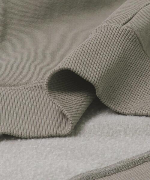 URBAN RESEARCH DOORS（アーバンリサーチドアーズ）の「『UR TECH』ピグメントダイ裏起毛ZIPパーカー（パーカー・メンズ・グレー/ブラック・MEDIUM/LARGE）」の11枚目の写真