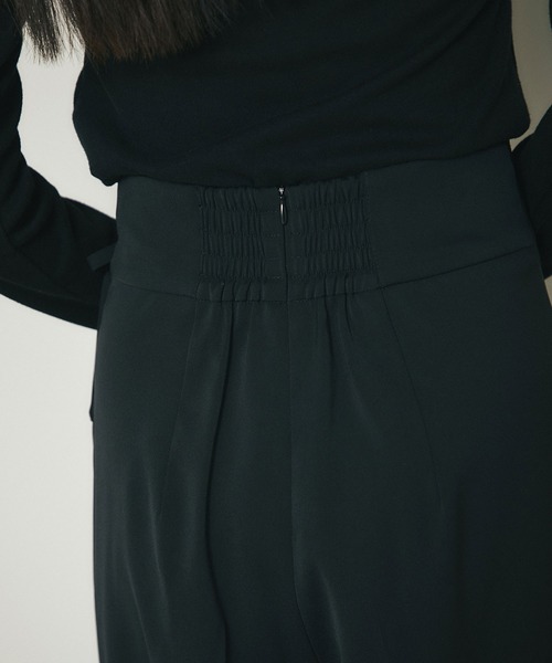 &. NOSTALGIA(アンドドットノスタルジア)の「ラップワイドパンツ(その他パンツ・レディース・ブラック/ネイビー・M)」の12枚目の写真