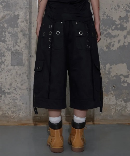 A´GEM/9 × .kom 『FANCY CLUB/ファンシークラブ』 CROSS POCKET BERMUDA PANTS/バミューダパンツ