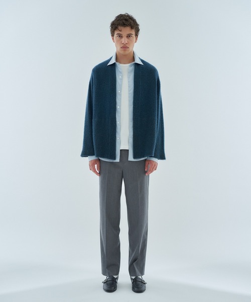 ESTNATION(エストネーション)の「ESTNATION / カシミヤニットカーディガン <ESTNATION JOURNEY>(カーディガン/ボレロ・メンズ・パープル/ネイビー・MEDIUM/LARGE)」の5枚目の写真