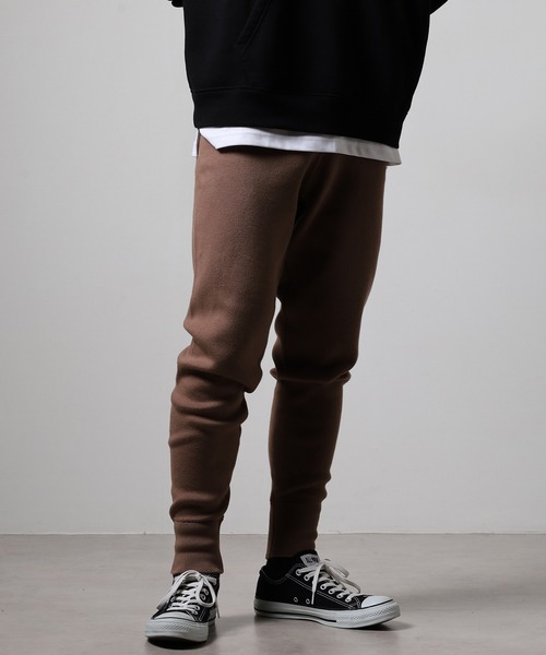 OMNES（オムネス）の「スウェットライクニットジョガーパンツ（スウェットパンツ・レディース・モカ・WOMENS M/WOMENS L/L/M）」の9枚目の写真