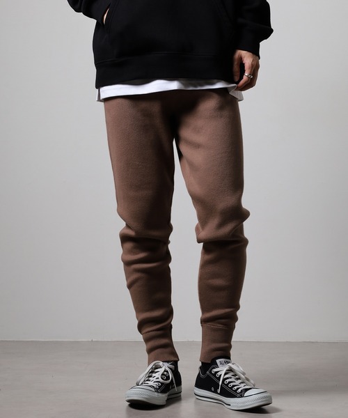 OMNES（オムネス）の「スウェットライクニットジョガーパンツ（スウェットパンツ・レディース・モカ・WOMENS M/WOMENS L/L/M）」の8枚目の写真