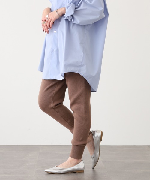 OMNES（オムネス）の「スウェットライクニットジョガーパンツ（スウェットパンツ・レディース・モカ・WOMENS M/WOMENS L/L/M）」の5枚目の写真