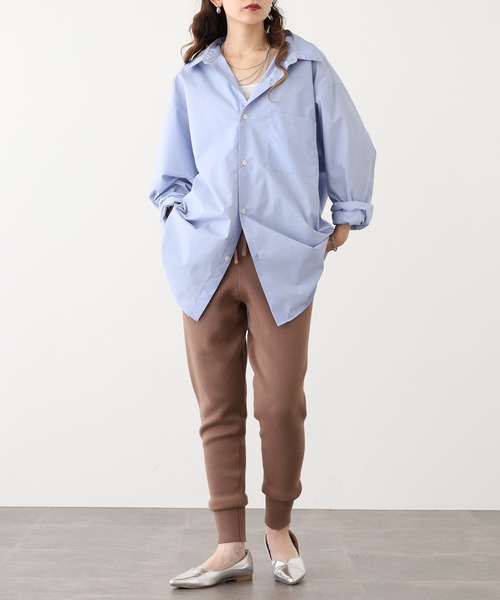OMNES（オムネス）の「スウェットライクニットジョガーパンツ（スウェットパンツ・レディース・モカ・WOMENS M/WOMENS L/L/M）」の6枚目の写真