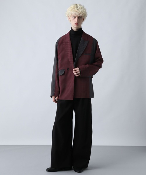 HARE（ハレ）の「【SET UP対応】サイコウチクミドルジャケット(HARE)（テーラードジャケット・メンズ・ブラック系その他/レッド系その他/ブルー系その他・SMALL/MEDIUM）」の6枚目の写真