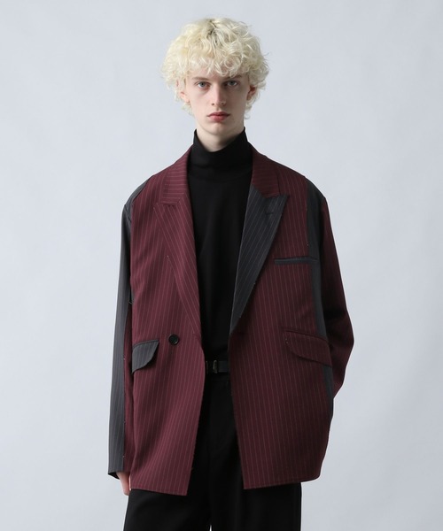 HARE（ハレ）の「【SET UP対応】サイコウチクミドルジャケット(HARE)（テーラードジャケット・メンズ・ブラック系その他/レッド系その他/ブルー系その他・SMALL/MEDIUM）」の12枚目の写真