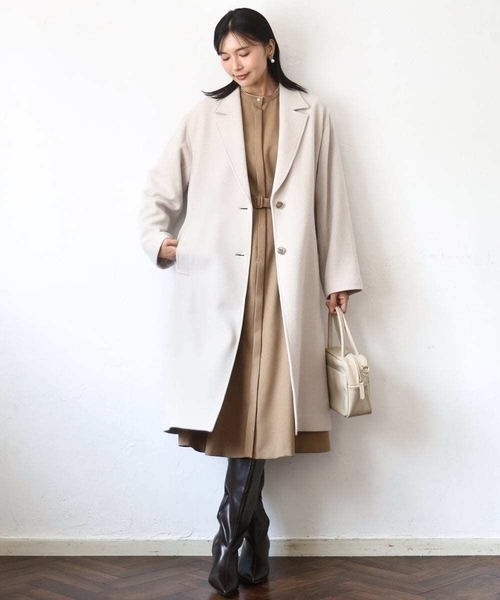 超軽量]エアリアルウール チェスターコート（チェスターコート）｜MK
