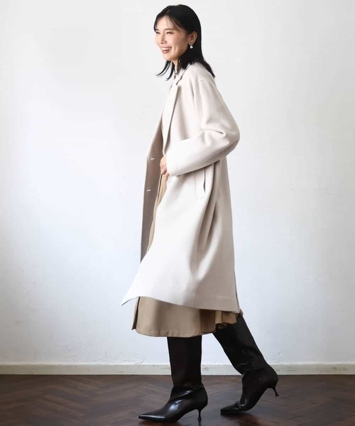 美品✨KITH アルパカ混 チェスターコートASTEROID M 美シルエット アウター コート チェスターコート[品番：QU000006602