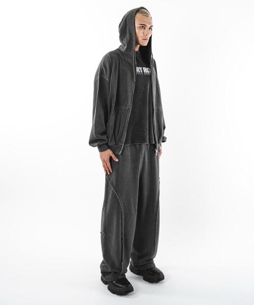 SHORT ROUND（ショートラウンド）の「SHORT ROUND/バルーン3Dスウェットパンツ（スウェットパンツ・メンズ・ブラック系その他/杢グレー・MEDIUM/LARGE）」の22枚目の写真