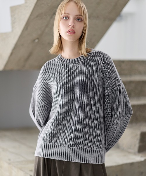 Bibiy. Mania knit gray グレー 半袖ニットセーター 正規品 Bibiy. Mania knit gray グレー 半袖ニットセーター 正規品 希少