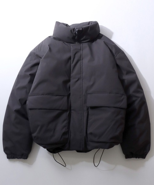 R売り切り希望/気まぐれ値引き　フーディッドパファージャケット Fiber Down Jacket/オーバーサイズ ファイバーダウンジャケット