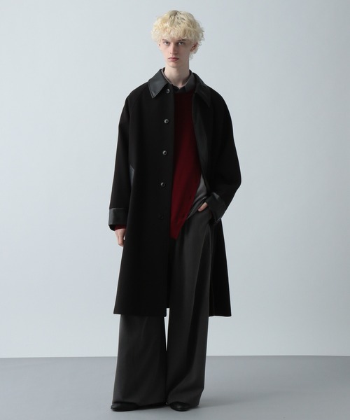 HARE（ハレ）の「アシメボタンニットプルオーバー(HARE)（ニット/セーター・メンズ・ブラック/レッド・FREE）」の18枚目の写真