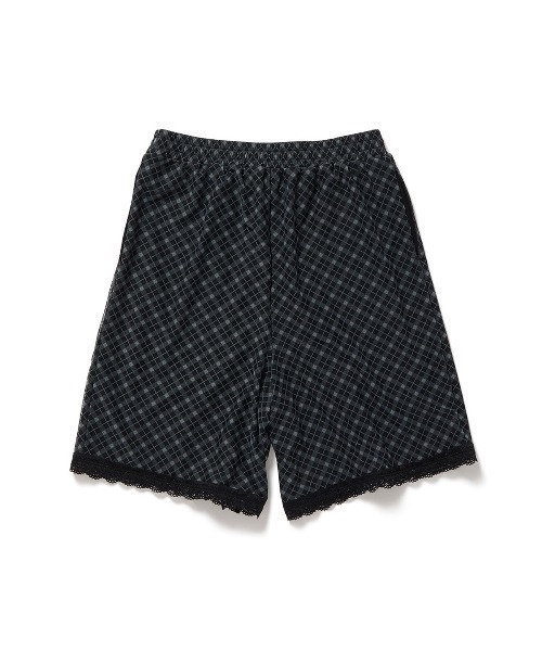 PERVERZE（パーバーズ）の「Lace-trim Loose Slip Shorts（その他パンツ・レディース・ブラック/ネイビー/ホワイト・FREE）」の5枚目の写真