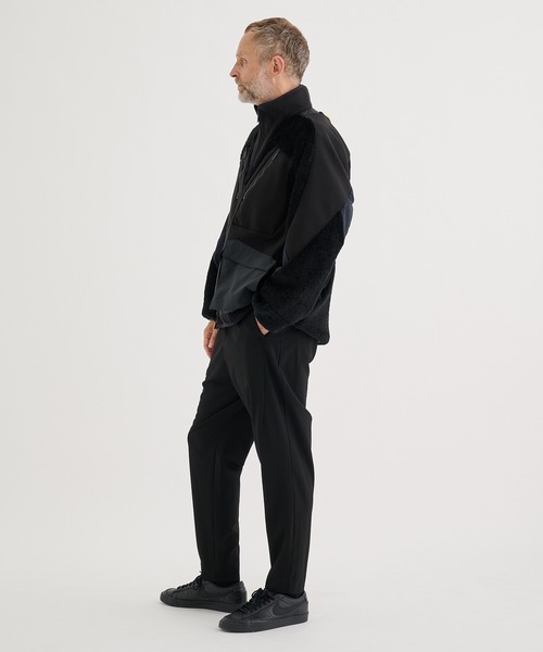 WHITE MOUNTAINEERING(ホワイトマウンテニアリング)の「【White Mountaineering / ホワイトマウンテニアリング】 FLEECE BLOUSON(ブルゾン・メンズ・ブラック・1/2)」の4枚目の写真