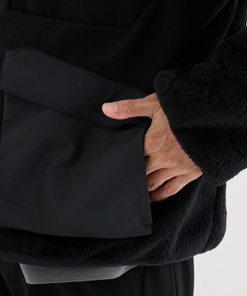 WHITE MOUNTAINEERING(ホワイトマウンテニアリング)の「【White Mountaineering / ホワイトマウンテニアリング】 FLEECE BLOUSON(ブルゾン・メンズ・ブラック・1/2)」の6枚目の写真