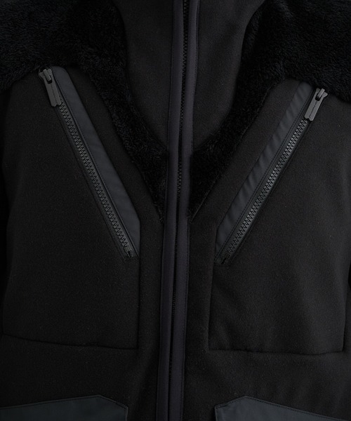 WHITE MOUNTAINEERING(ホワイトマウンテニアリング)の「【White Mountaineering / ホワイトマウンテニアリング】 FLEECE BLOUSON(ブルゾン・メンズ・ブラック・1/2)」の9枚目の写真