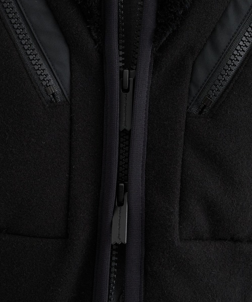 WHITE MOUNTAINEERING(ホワイトマウンテニアリング)の「【White Mountaineering / ホワイトマウンテニアリング】 FLEECE BLOUSON(ブルゾン・メンズ・ブラック・1/2)」の10枚目の写真