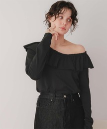 マルチwayフリルカットソートップス