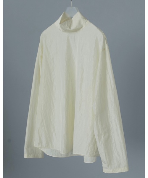 anuke（アンヌーク）の「Sheer Over Blouse（シャツ/ブラウス・レディース・アイボリー/ブラック・FREE）」の10枚目の写真