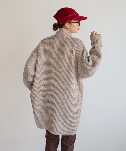 BAYFLOW（ベイフロー）の「アゼニットチュニック（チュニック・レディース・ボルドー/チャコール/グレイッシュベージュ・FREE）」の16枚目の写真