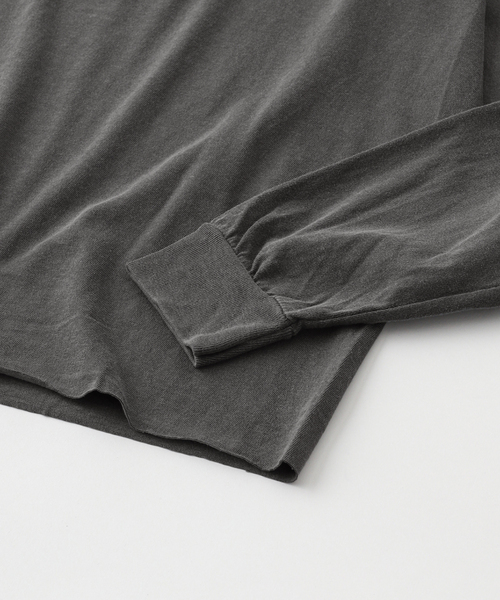 TODAY edition（トゥデイエディション）の「TODAY edition / トゥデイエディション HERE LS TEE（Tシャツ/カットソー・メンズ・ホワイト/チャコールグレー・LARGE/MEDIUM）」の4枚目の写真