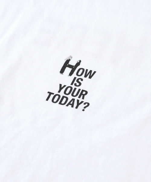 TODAY edition（トゥデイエディション）の「TODAY edition / トゥデイエディション HERE LS TEE（Tシャツ/カットソー・メンズ・ホワイト/チャコールグレー・LARGE/MEDIUM）」の6枚目の写真